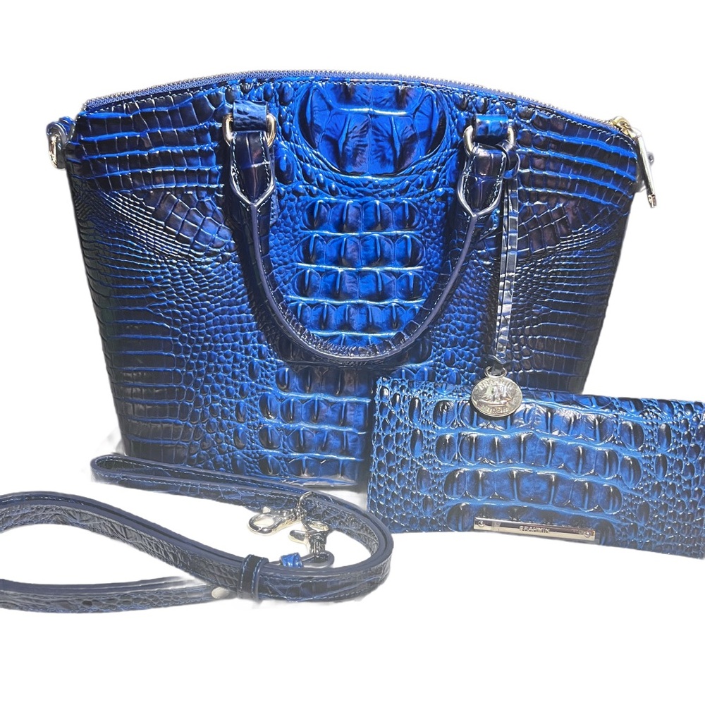 Brahmin Sapphire Duxbury with matching Ady Wallet